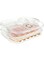 NALACAL Meat Container, Beef Storage Container, Refrigerator Food Storage Clear Box for Fridge 2 Layer, with Date Recording Function, Removable Bacon Keeper for Organizing and Storage