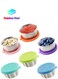 6 Pack 1.6 Oz Leakproof Stainless Steel Salad Dressing Containers with Lids, For Lunch Boxes,Picnics, Kitchen Storage.