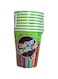 unique party Birthday Stripes 9oz. Paper Cups [8]