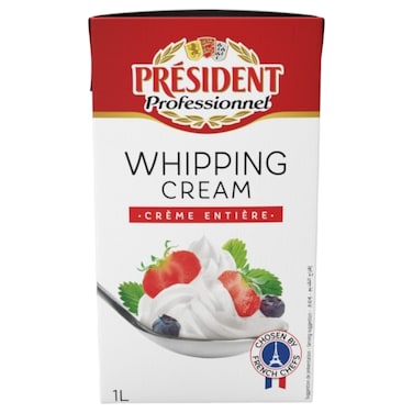 President Whipping Cream, 1L