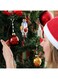 Festive Lights Classic Red &amp; Gold Christmas Ball Ornaments Set - 20-Piece Bauble Collection for Elegant Tree Decoration