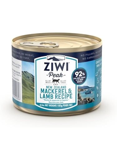 Ziwi Peak ZiwiPeak Cat Tin Mackerel &amp; Lamb 185G