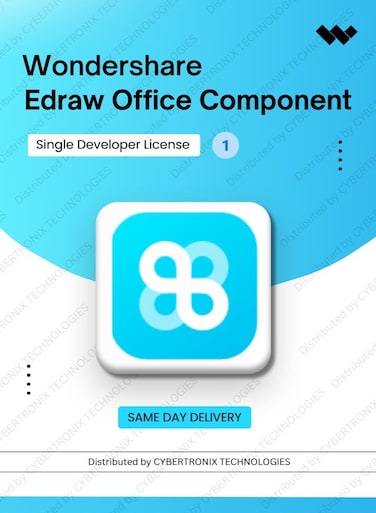 Wondershare Edraw Office Component   Single Developer   Digital License   Same Day Delivery