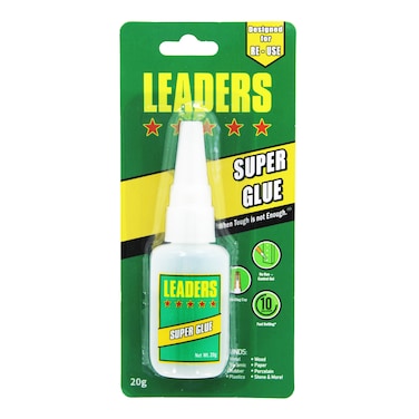 Instant Super Glue 20g &ndash; Extra Strong, Fast-Drying Adhesive for Metal, Plastic, Ceramic, Rubber, Paper, Porcelain, Stone &ndash; All-Purpose Repair Glue
