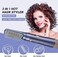 REBUNE RE-2201-2 New Hair Styler 1200W Hair Dryer Brush 3 In 1 Hot Air Styler Straightening &amp; Curling Fast Heating (3s) Hair Styler with 2 Brushes