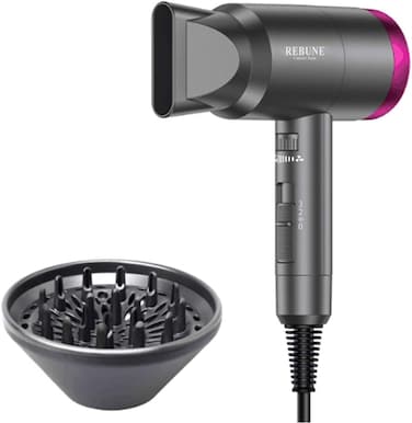 REBUNE 3 in 1 Hair Dryer Far infrared Thermo Protect Hair Styler