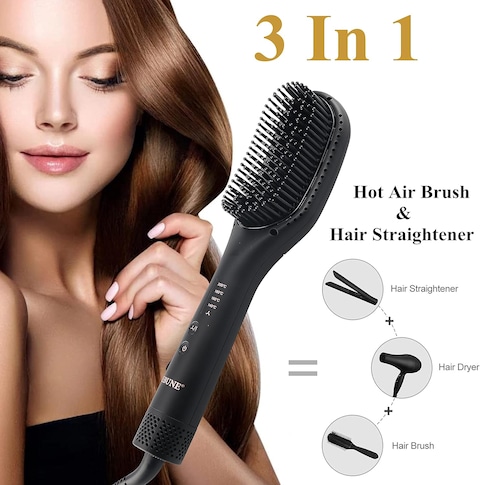 Buy REBUNE In Hot Air Styler Negative Ion Hair Straightener