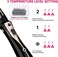 REBUNE RE-2078-2 Hair Styler 3 In 1 Hot Air Brush Hair Dryer Hair Straightener Hair Curler New Styling Tool 1200 Watts (Black)