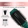 REBUNE RE-2513 1200W Hair Styler Hot Air Styler One-Step Volumizer Hair Dryer Brush Green