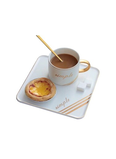 Creative Ceramic Office Household Coffee Cup And Saucer With Spoon