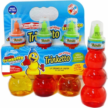 Casa del Dolce Trinketto Original Candy Drink, 70ml, Pack of 6