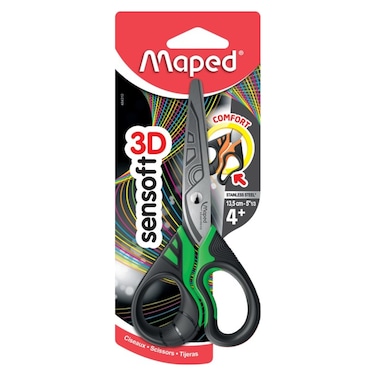 Maped 3D Sensoft Scissors Blister 4 Years and above 13.5cm