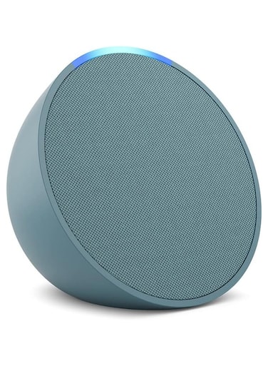 Echo Pop Full sound compact Wi-Fi &amp; Bluetooth smart speaker with Alexa Use your voice to control smart home devices, play music or the Quran, and more (speaks English &amp; Khaleeji) green