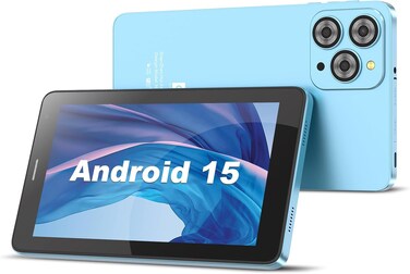 C idea 7 Smart Tablet,Tablet Android 15,8GB RAM+256GB ROM/ 512GB Expandable Tableta,1024 * 600 IPS 7 HD Touch Screen, 8MP Camera, WiFi, Game, Bluetooth, CM517 (Blue)
