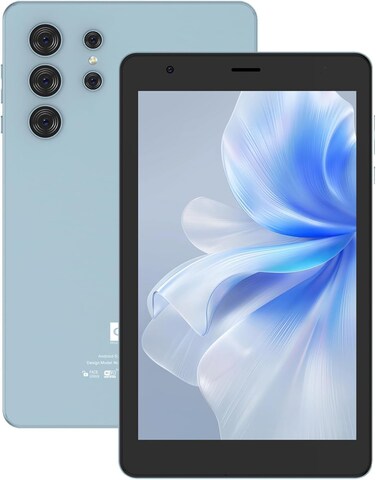 CM826 Ultra 8-Inch Android Smart Tablet with Stylus &amp; Cover   IPS HD Touchscreen, Dual Camera, 5G LTE SIM, Wi-Fi, GPS   Kids Learning Tablet (Blue)