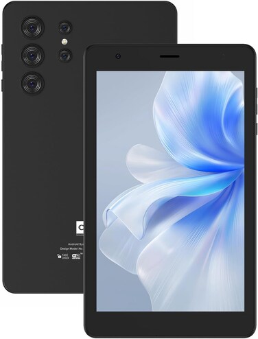 CM826 Ultra 8-Inch Android Smart Tablet with Stylus &amp; Cover   IPS HD Touchscreen, Dual Camera, 5G LTE SIM, Wi-Fi, GPS   Kids Learning Tablet (Black)