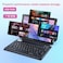 جهاز لوحي CM8700Plus بنظام Android 15، شاشة 10.1 بوصة، كاميرا مزدوجة، دعم شريحة SIM، سعة تخزين كبيرة 8 جيجابايت + 1 تيرابايت، بطارية بسعة 10000 مللي أمبير (لون فضي)