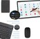 جهاز لوحي ذكي C idea CM8800 Plus مقاس 10 بوصات، يعمل بنظام Android 13 ومخصص للأطفال، يدعم لوحة مفاتيح وماوس لاسلكيين، مزود بفتحة شريحة مزدوجة (Dual SIM) وتقنيات 5G LTE وWi-Fi، يدعم تطبيقات Zoom وTikTok، ويأتي مع سماعات أذن ومكبر صوت بلوتوث صغير (اللون الأخضر).