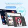 هاتف ذكي C17 Pro Max يعمل بنظام أندرويد، شاشة عالية الدقة (HD) مقاس 6.8 بوصة، ذاكرة وصول عشوائي (RAM) سعة 6 جيجابايت، سعة تخزين 64 جيجابايت، كاميرا بدقة 13+5 ميجابكسل، بطارية بسعة 5800 مللي أمبير في الساعة، ميزة فتح القفل بالوجه (لون أسود)