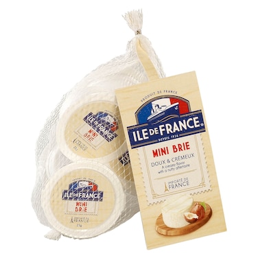 Ile De France Mini Brie Doux and Cremeux, 25g Pack of 5