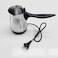 Electric Turkish Coffee Maker 400ml Stainless Steel Milk Warmer Pot with Handle &amp; Auto Heat Base