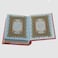 A colored Quran with colored edges, a colored cover, and colored paper, large size 30*25, rose color