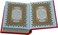 Quran with colored edges, colored cover and colored paper, small size 7*10, red color