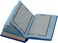 Quran with colored edges, colored cover and colored paper, small size 7*10, dark blue color