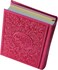 Quran with colored edges, colored cover and colored paper, medium size 17*12, pink color