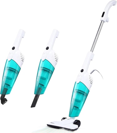 DX118C 2 in 1 Household Vacuum Cleaner, Handheld Vacuum Cleaner 600W 15Kpa Home Type Small Putt Strong Mites Removal Vacuum High Power for Carpet Floor