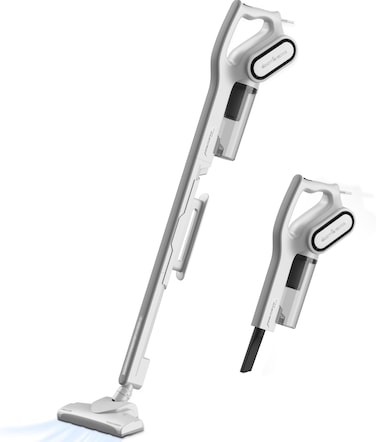 DX700 2In1 Handheld Vacuum Cleaner With Large Capacity Dust Box Low Noise Triple Filter Vertical Dust CollectorEU PLUG, Grey