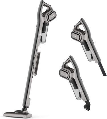 Dx700S 2In1 Vertical Handheld Vacuum Cleaner With Large Capacity Dust Box Low Noise Triple Filter Dust Collector, Grey&quot;Min 1 year manufacturer warranty&quot;, Plug type : EU