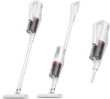 DX888 3-in-1 Portable Vacuum Cleaner With 18000Pa Strong Suction &amp; 500ml Dust Bag Capacity Handheld Vacuum HEPA Filfter 0.5 L Dust Cup 400W - White