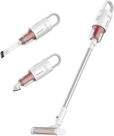 Vc20 Plus 5500Pa Cordless Handheld Vacuum Cleaner with Upright Suction for Home and Car, White