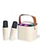 Mini Karaoke Speaker for Kids, Portable Bluetooth Speaker with 2 Wireless Microphones &amp; LED Lights, Perfect Gift for Kids Boys &amp; Girls -Beige