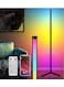 Corner Floor Lamp, 59" Dimmable Standing Floor Light,Minimalist RGB Color Changing Led Corner Light with Music Mode,Corner Lamp with APP and Remote Control, for Living Room/Bedroom/Home Decor