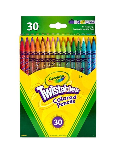 30-Piece Twistables Colored Pencils Set