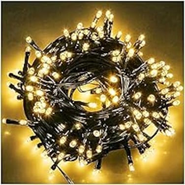 Christmas Lights Outdoor Decorations,25m 250 LEDs Mains Powered Christmas Tree Lights with Waterproof Timer Fairy Lights Plug in for Indoor &amp; Outdoor, Bedroom, Garden Wedding,Warm White.