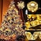 Christmas Tree Decorations String Lights 32ft 100 LED Lights Copper Wire Ribbon Bows Lights for Party Weddings Holiday Christmas Tree Decorations. (100cm ribbon light)