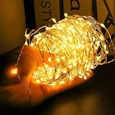 24HOCL 200 LEDs Waterproof Fairy Copper String Lights with Remote Control for Halloween Thanksgiving Christmas Bedroom Decor Christmas Patio Indoor Outdoor (20M, Warm White)