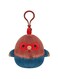 3.5 inch Clip-On Reed Red and Blue Rooster TBD , Officially Licensed Kellytoy Plush Toy, Colorful Soft Toy, Gift for Kids, Girls &amp; Boys Washable Squishy Stuff Toy Multicolor All Age
