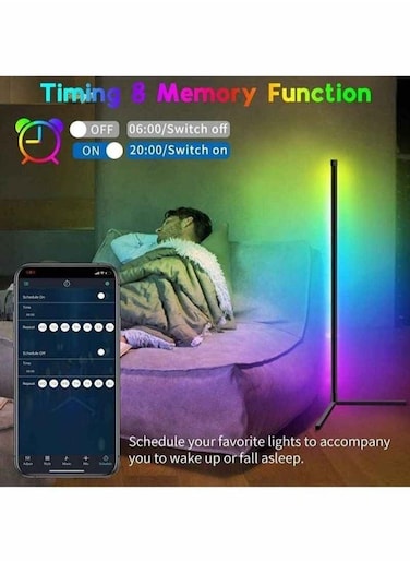 Bluetooth Control LED Light Corner Lamp 1.2Metr