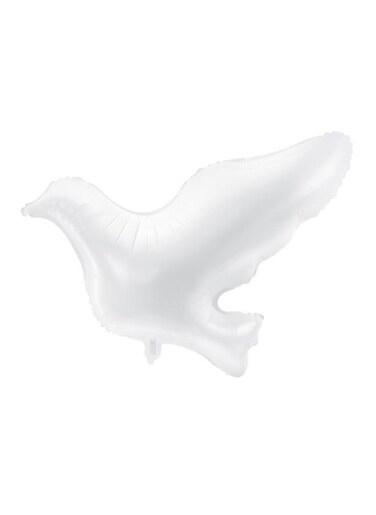Foil Balloon Dove, white, 77x66cm