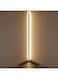 Remote Control RGB LED Corner Floor Lamp White