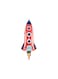 Foil balloon Rocket, 44x115cm, mix