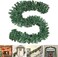 VUCATIN 270CM Christmas Garland, Artificial Christmas Tree Garland Xmax tree Wreath Vine Soft Greenery Garlands for Christmas Indoor Outdoor Decorations (01/green no light)