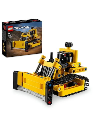 42163 Technic Heavy-Duty Bulldozer Set, Kids&rsquo; Construction Toy, Vehicle Gift for Boys and Girls Aged 7 and Over