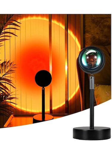 Sunset Projection Floor Stand Modern Lamp Night Light RGB