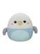 7.5 inch Tycho Blue and White Parakeet , Officially Licensed Kellytoy Plush Toy, Colorful Soft Toy, Gift for Kids, Girls &amp; Boys Washable Squishy Stuff Toy Multicolor All Age