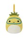 3.5 inch Clip-On Maui the Pineapple w Scuba Mask , Officially Licensed Kellytoy Plush Toy, Colorful Soft Toy, Gift for Kids, Girls &amp; Boys Washable Squishy Stuff Toy Multicolor All Age